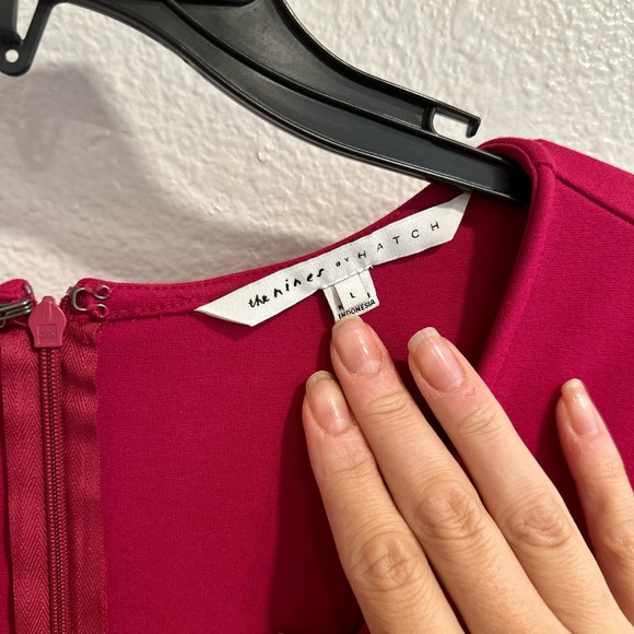 Hatch | The Nines | Ponte Knit Maternity Dress - L - Picture 2 of 4